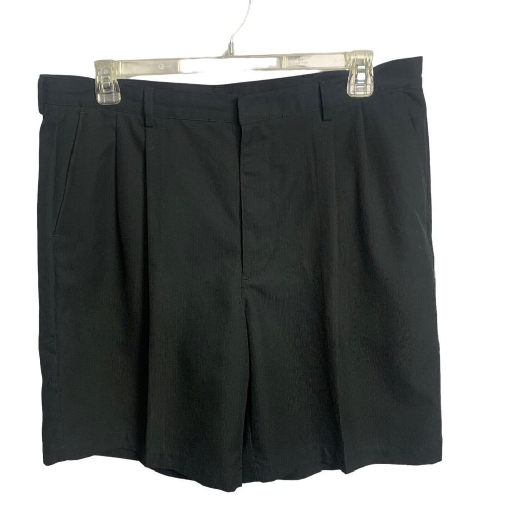 #1137  Nike Golf Dri Fit Chino Shorts Mens Size 38 Black Golf Casual